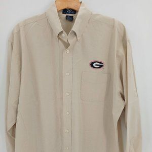 Vantage Georgia Bulldogs Casual Button Down Shirt